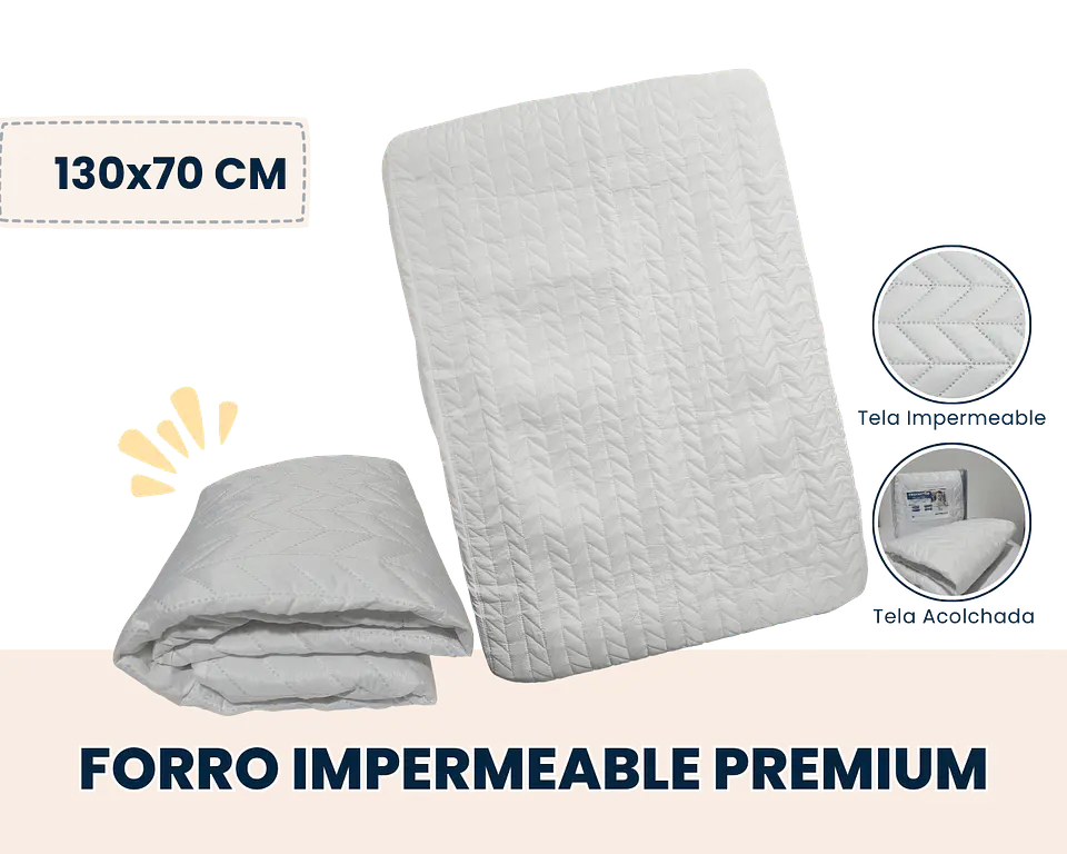 Forro Impermeable para colchón 70x130CM 1