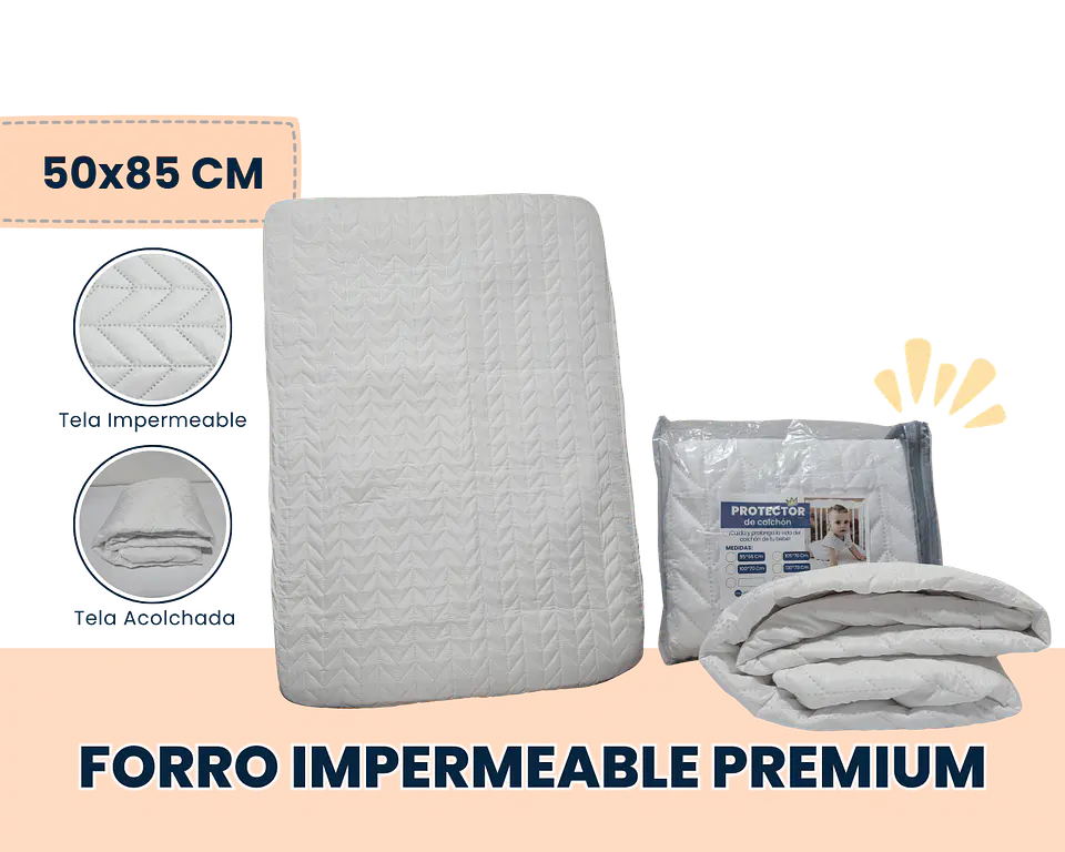 Forro Impermeable para colchón 50X85 1