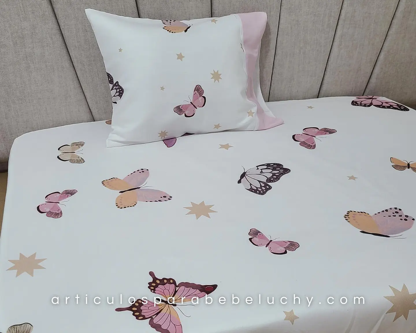 Sábanas para Bebé Niña  Personalizadas 9