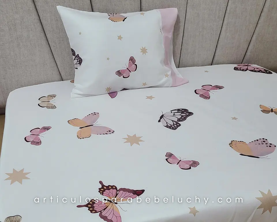 Sábanas para Bebé Niña  Personalizadas 9