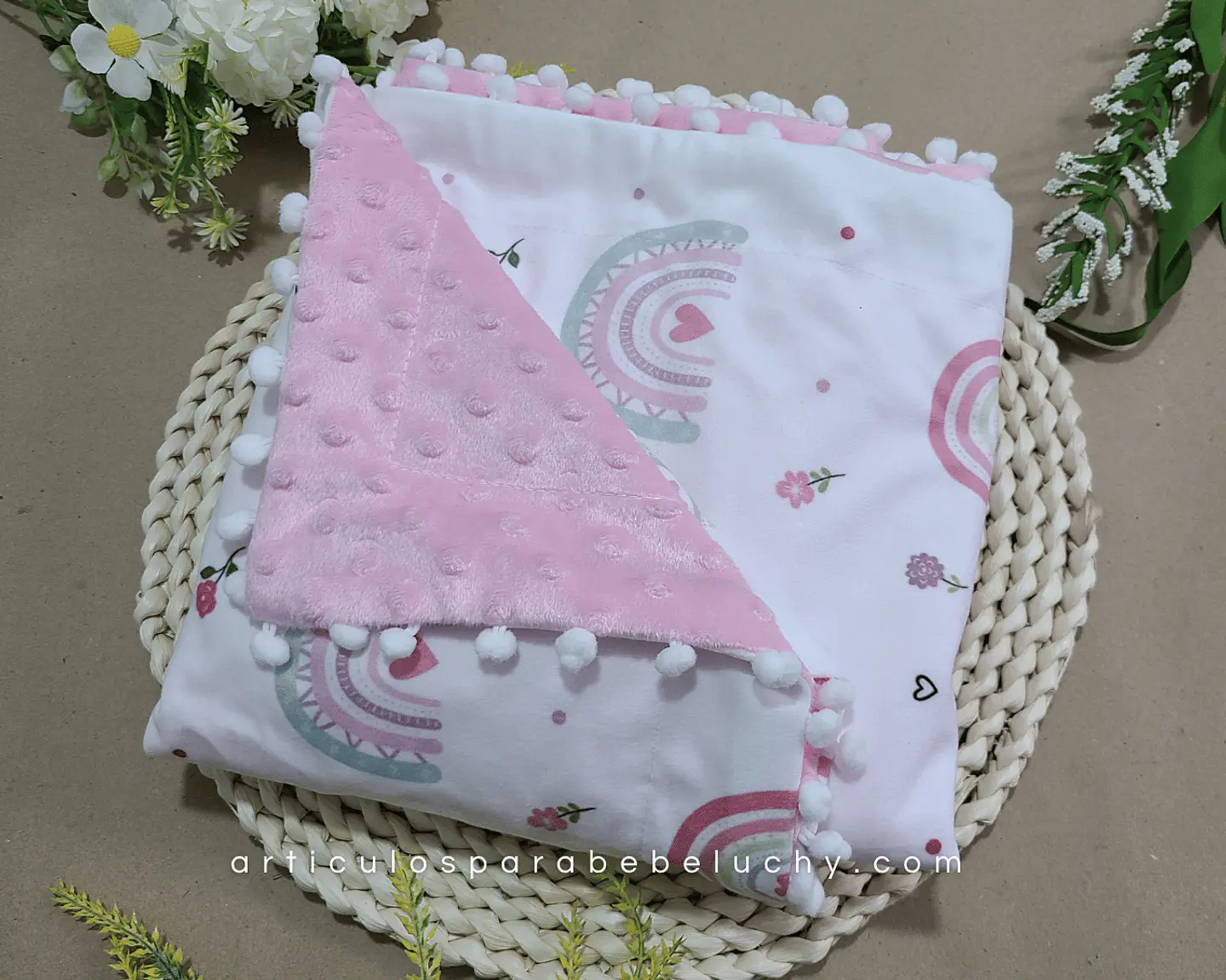 Cobija para Bebé Doble Faz- Personalizada 3