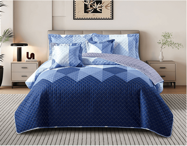 Colcha Europea Premium Estampada