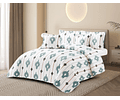 Colcha Europea Premium Estampada