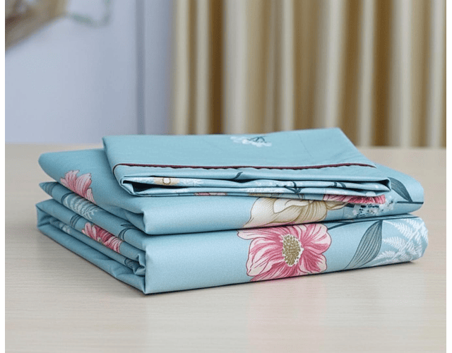 SABANAS MICROFIBRA FLORES