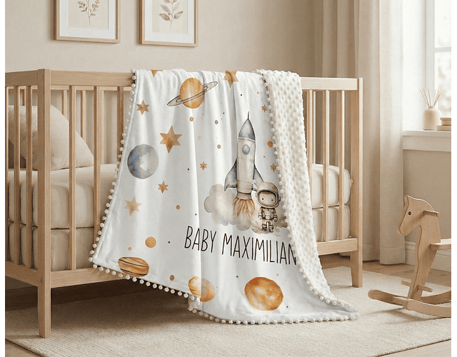Cobija para Bebé Doble Faz- Personalizada