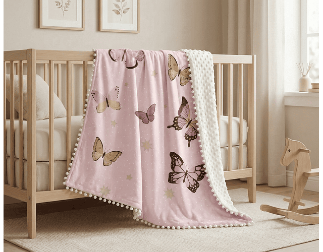 Cobija para Bebé Doble Faz- Personalizada