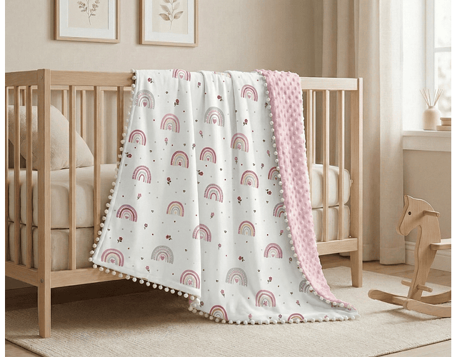 Cobija para Bebé Doble Faz- Personalizada