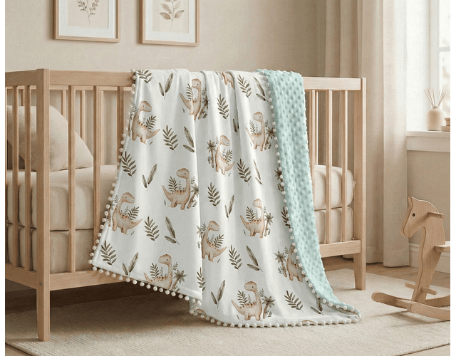 Cobija para Bebé Doble Faz- Personalizada