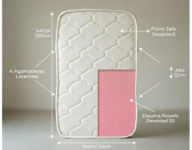 Colchón 70x105cm