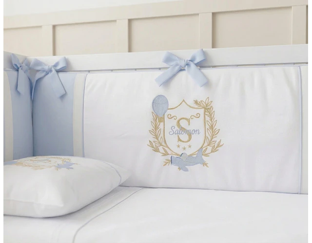 Lencería  para Cuna de Bebé- Escudo