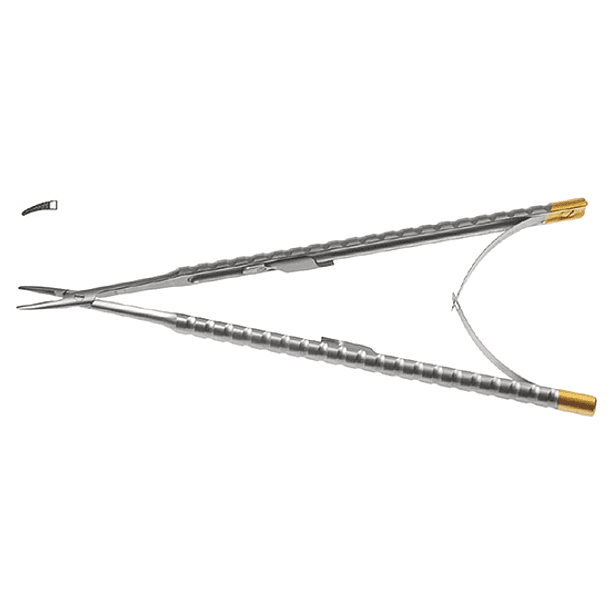 Porta agujas STOMA Castroviejo TC Curvo 