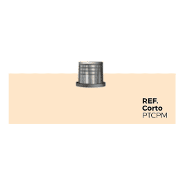 Ti-Base corto para Pilar Múltiple 