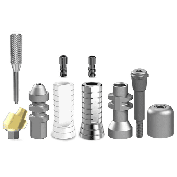 Pack pilar Multi-Unit Angulado Hexágono Interno  