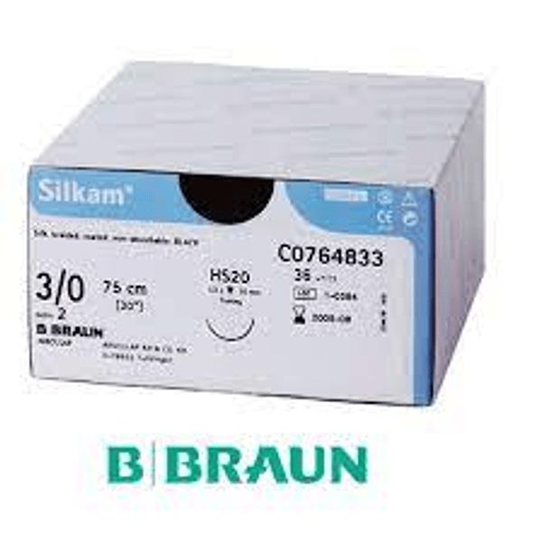 Sutura Silkam Braun  3