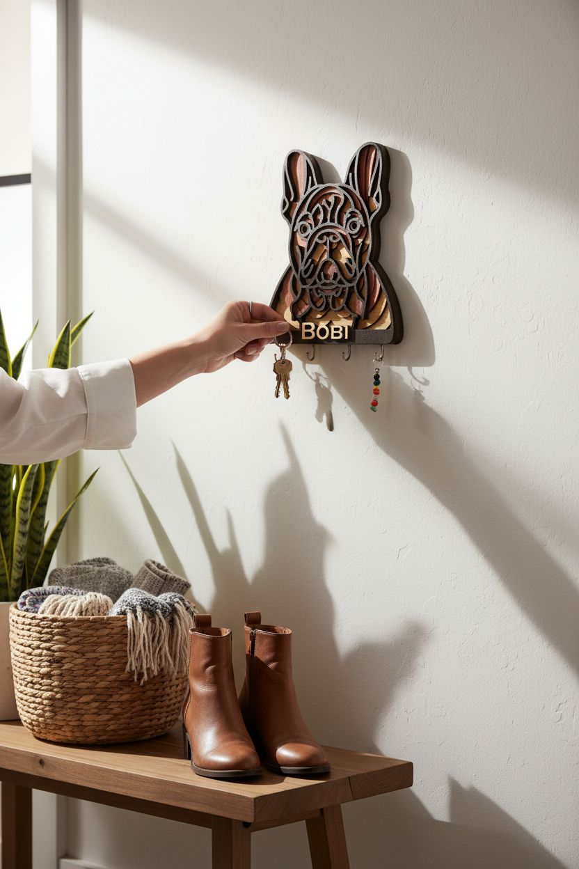 Perchero Bulldog Francés 2