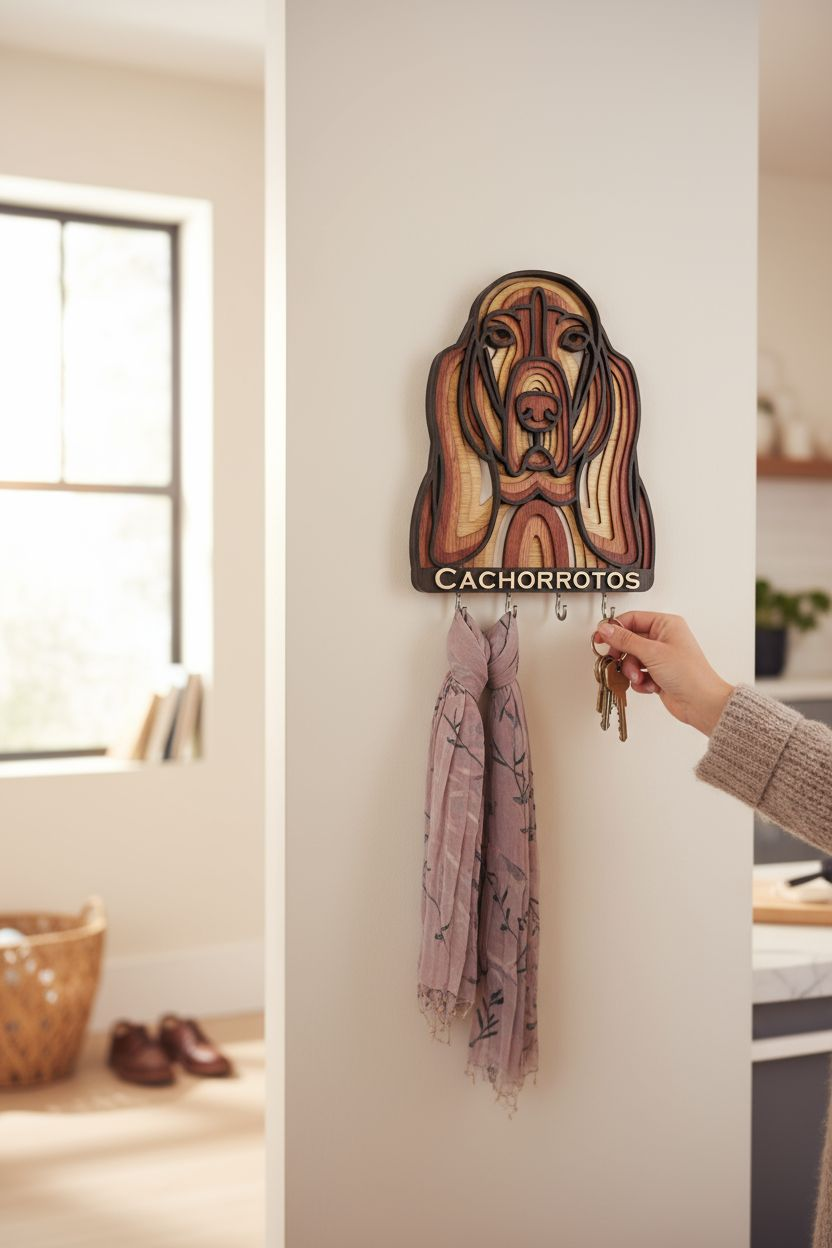 Perchero Basset Hound 2