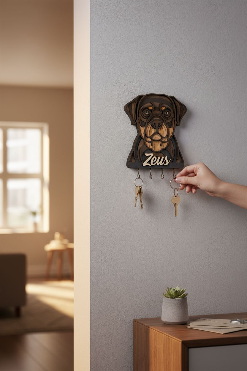 Perchero Rottweiler  2