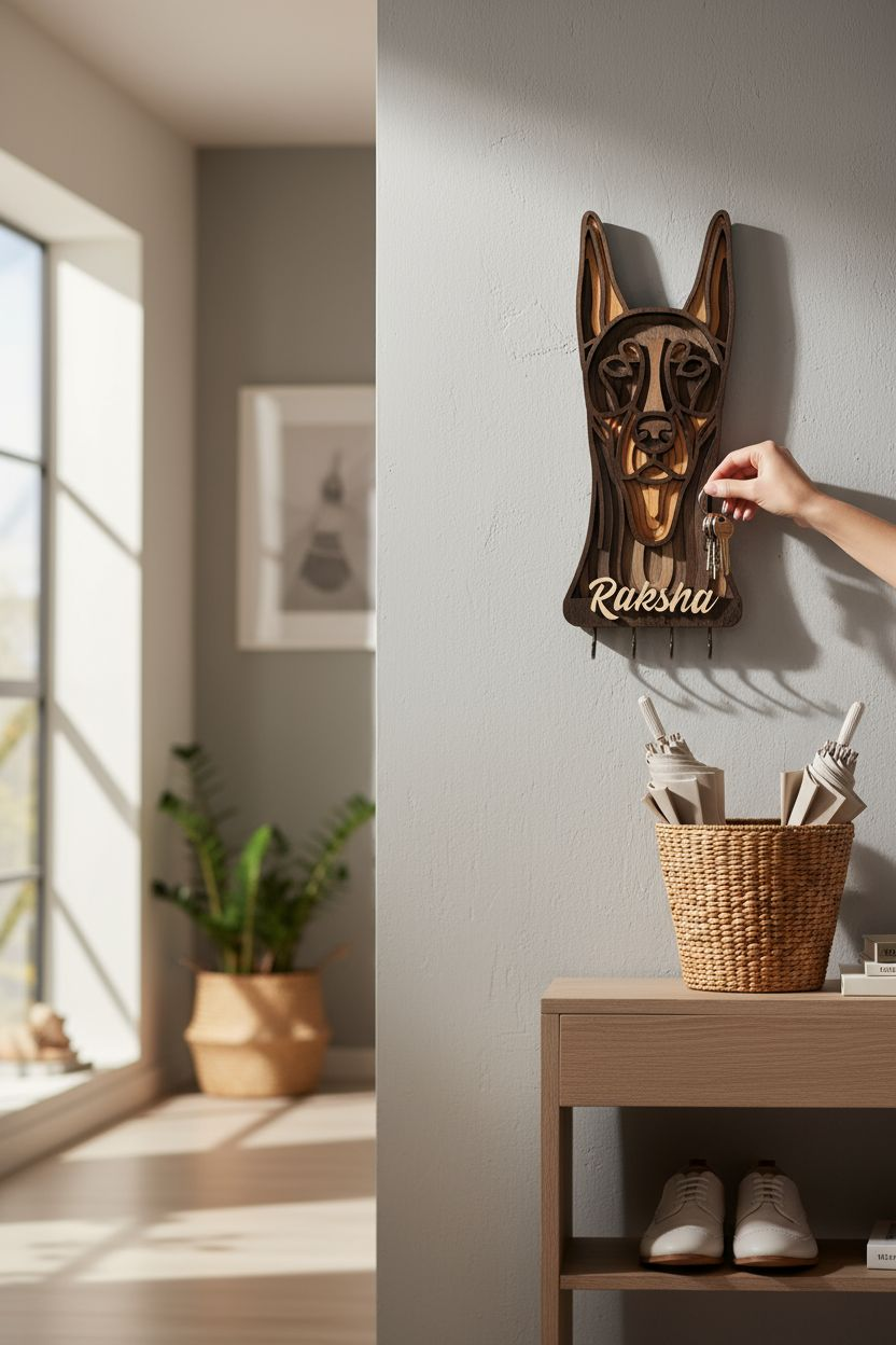 Perchero Doberman  2