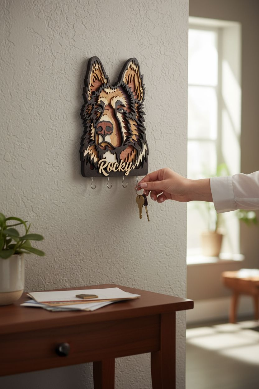 Perchero Pastor Alemán 2