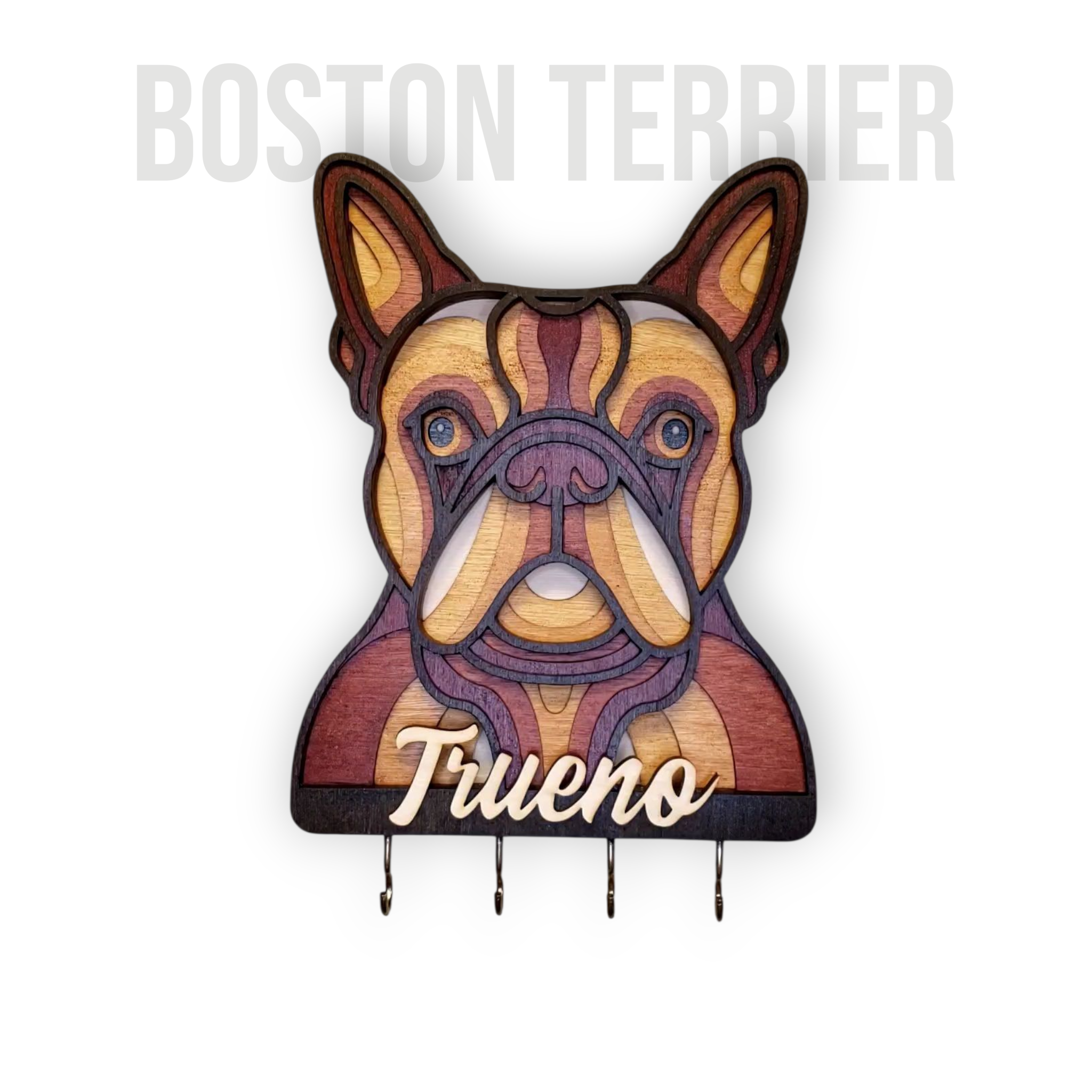 Perchero Boston Terrier 1