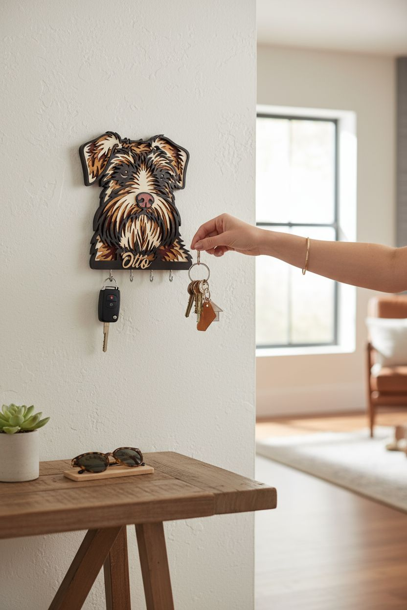 Perchero Schnauzer 2