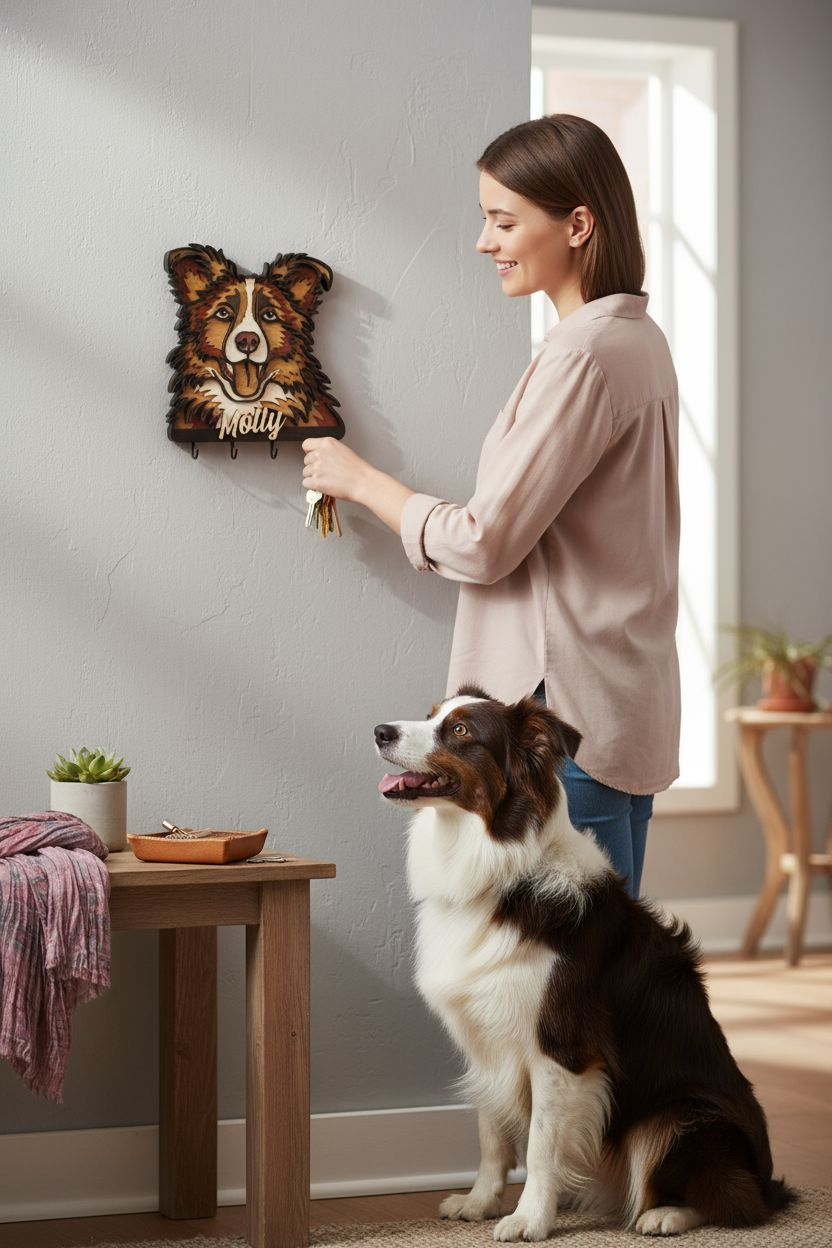 Perchero Border Collie 2