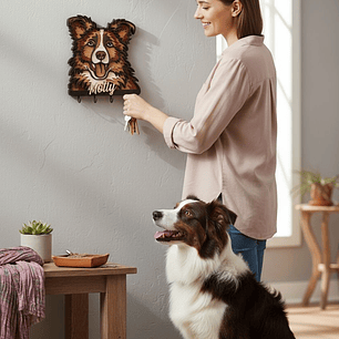 Perchero Border Collie