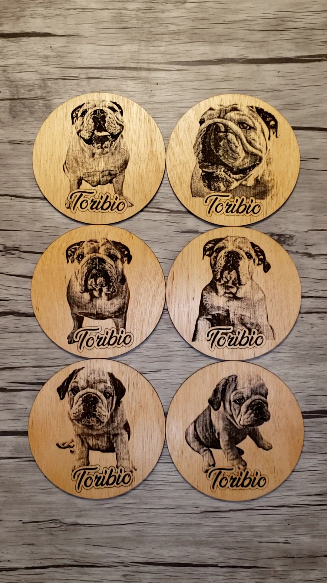 Posavasos Grabados Personalizados (Precio por unidad) 2