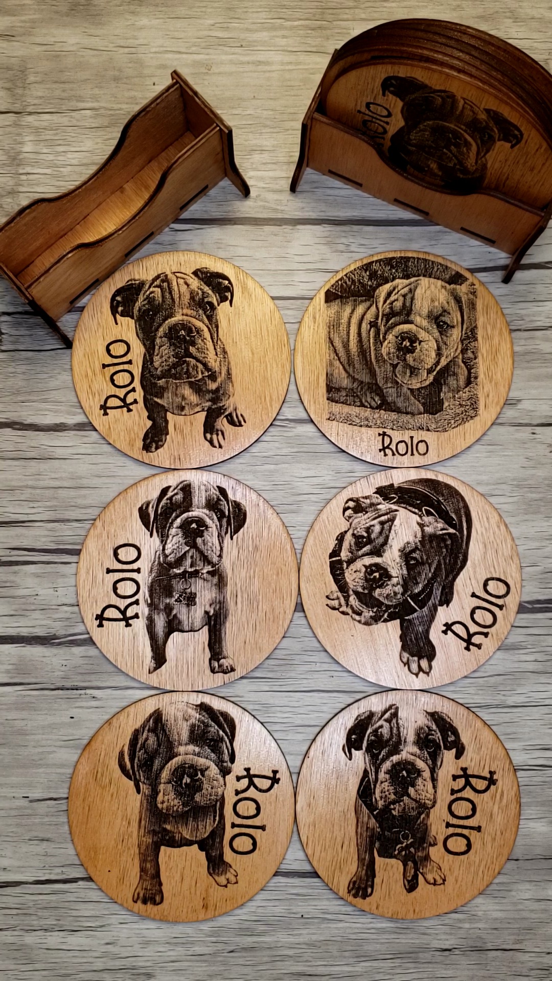 Posavasos Grabados Personalizados (Precio por unidad) 4