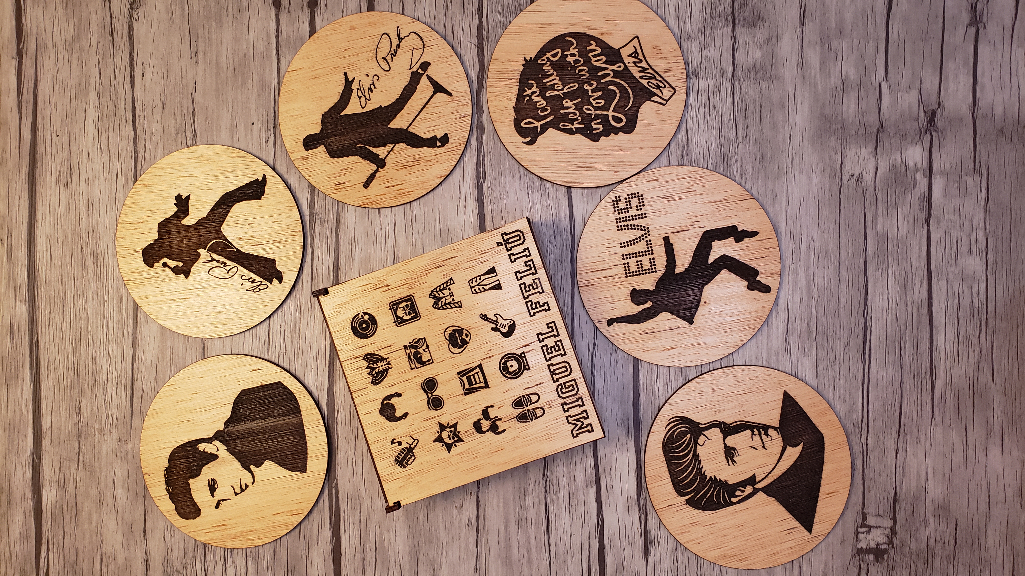 Posavasos Grabados Personalizados (Precio por unidad) 7