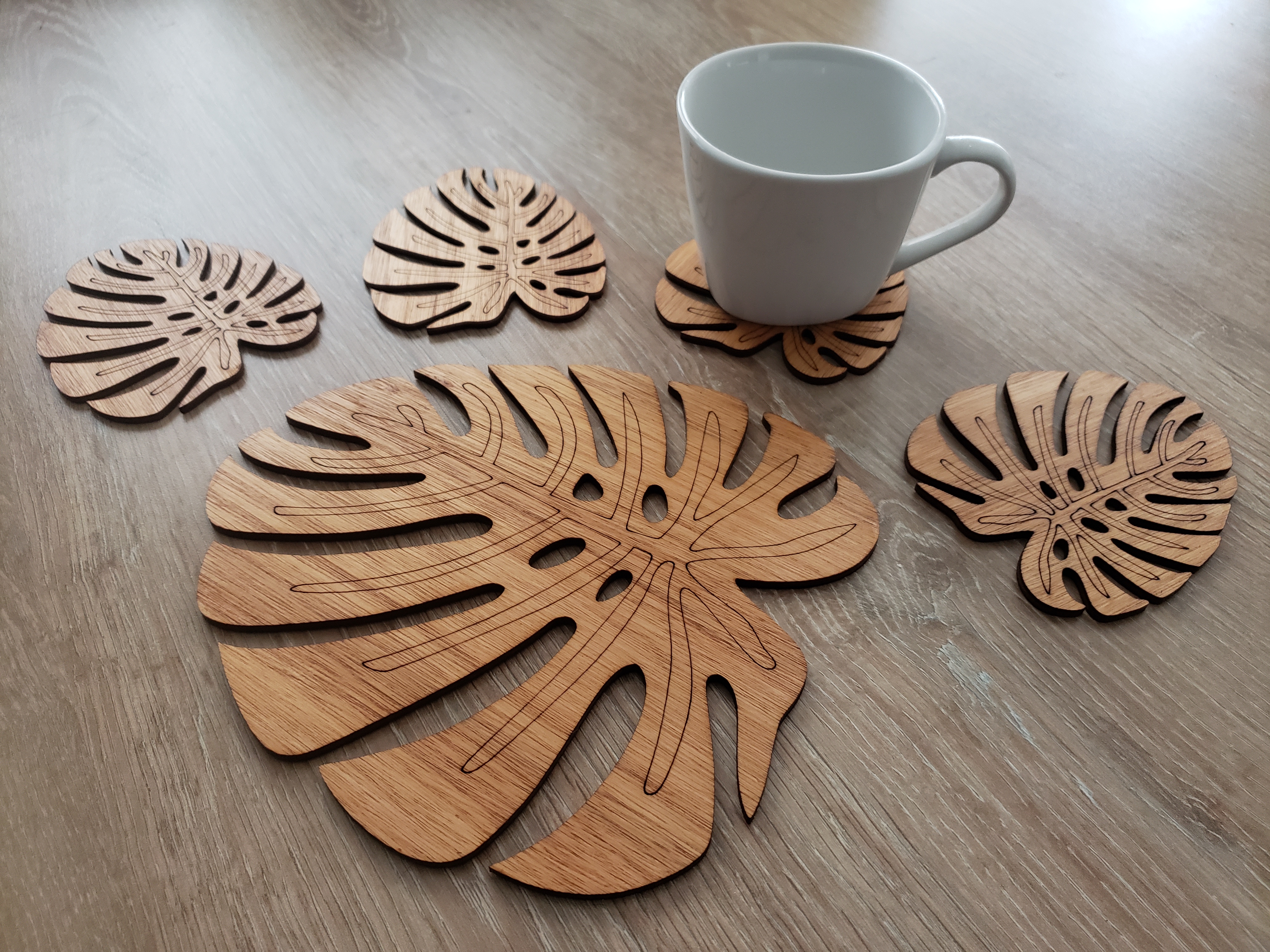 Posavasos Hoja Monstera 1