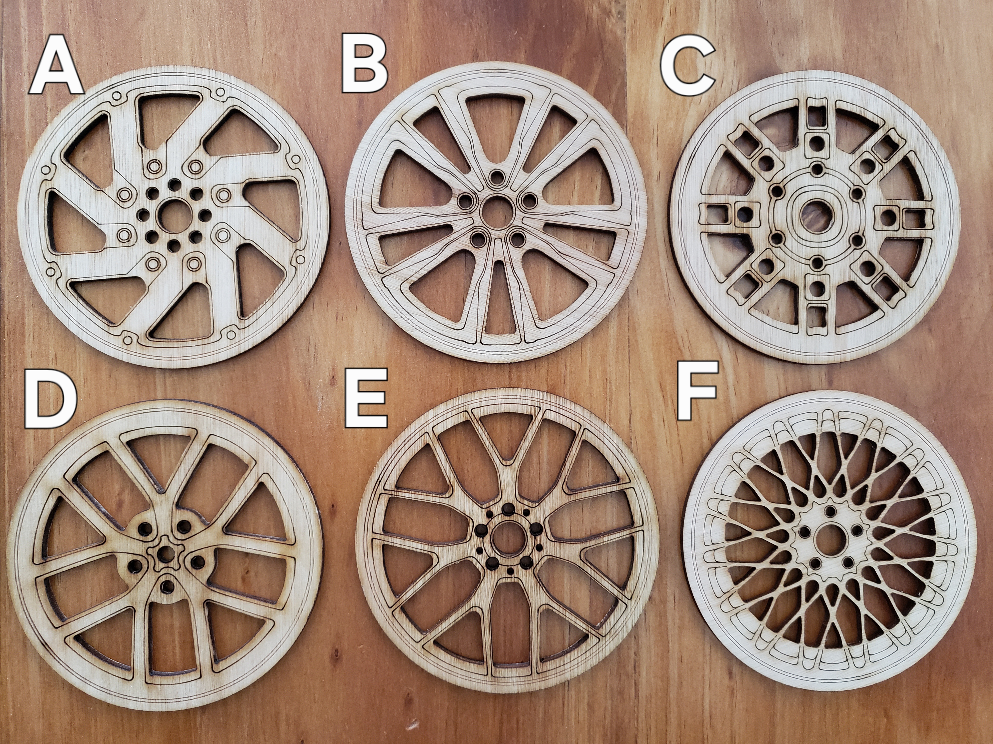 Posavasos LLantas (Precio por unidad) 2