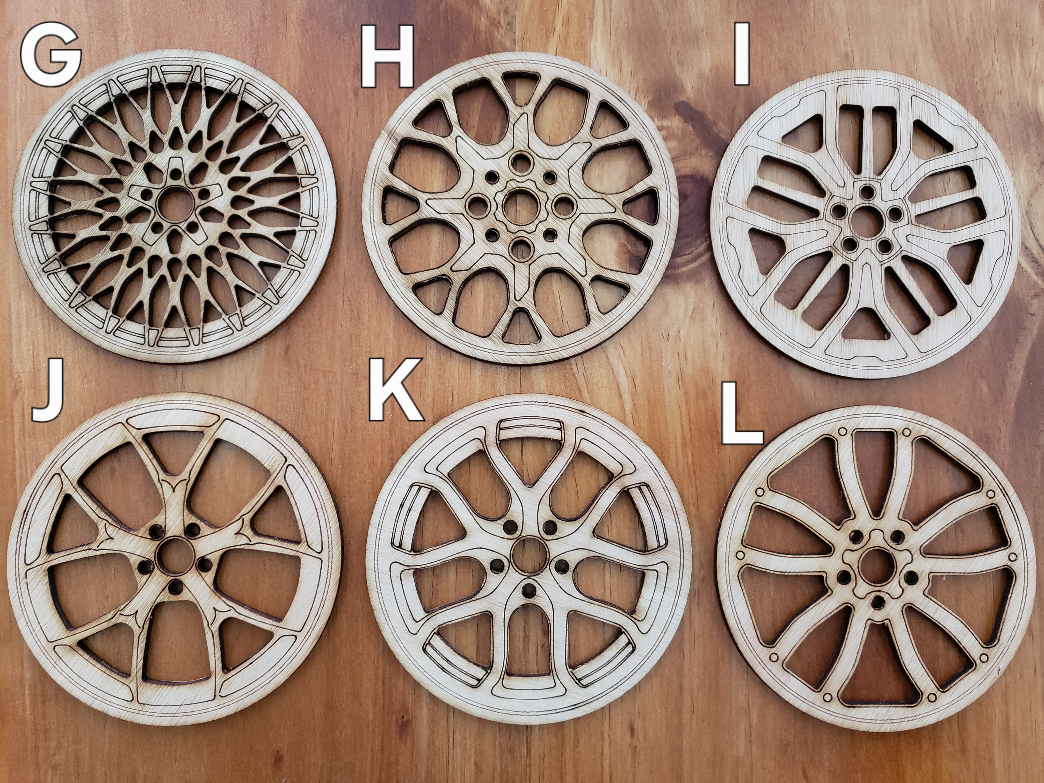 Posavasos LLantas (Precio por unidad) 3