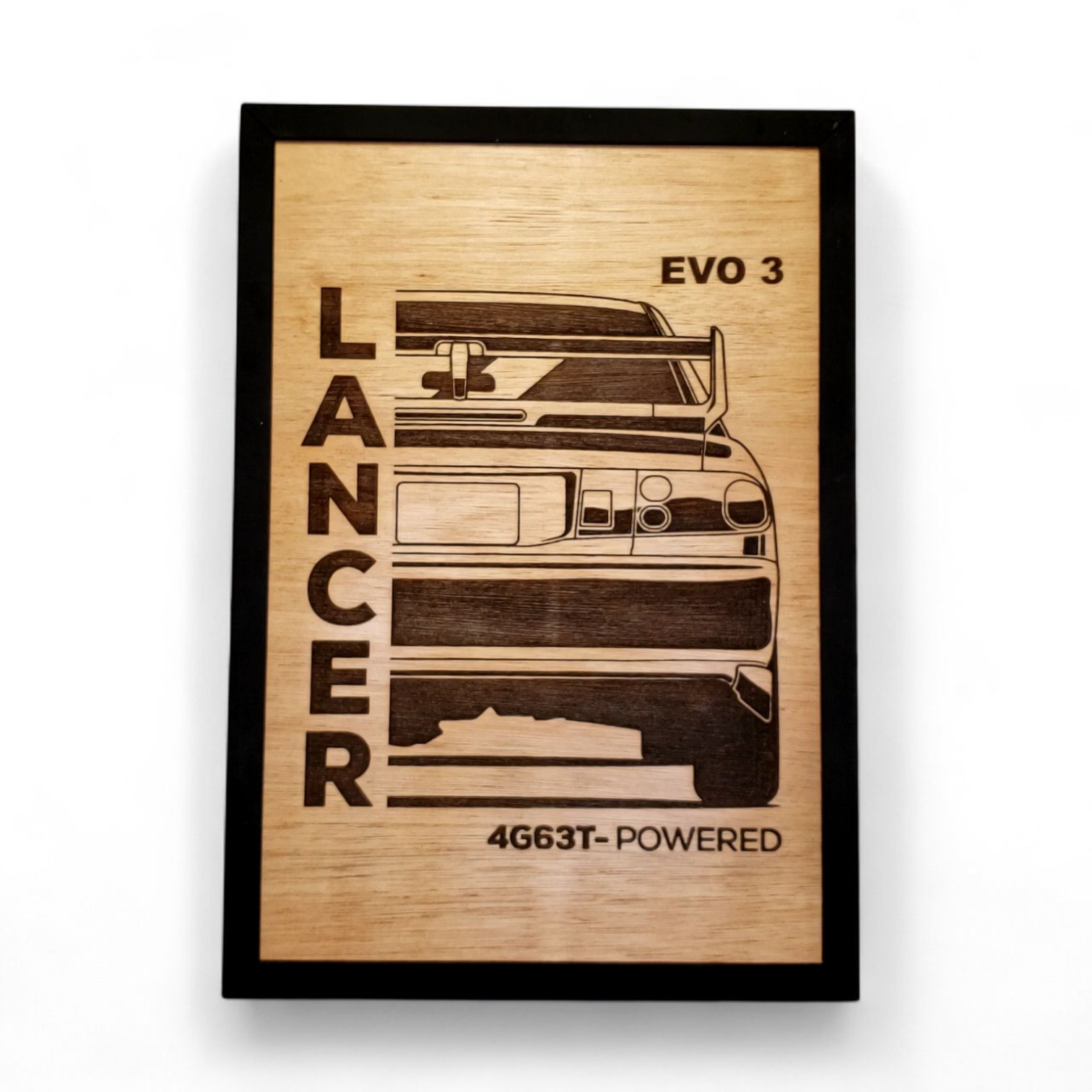 Cuadro Grabado Mitsubishi Lancer Evo 3  1