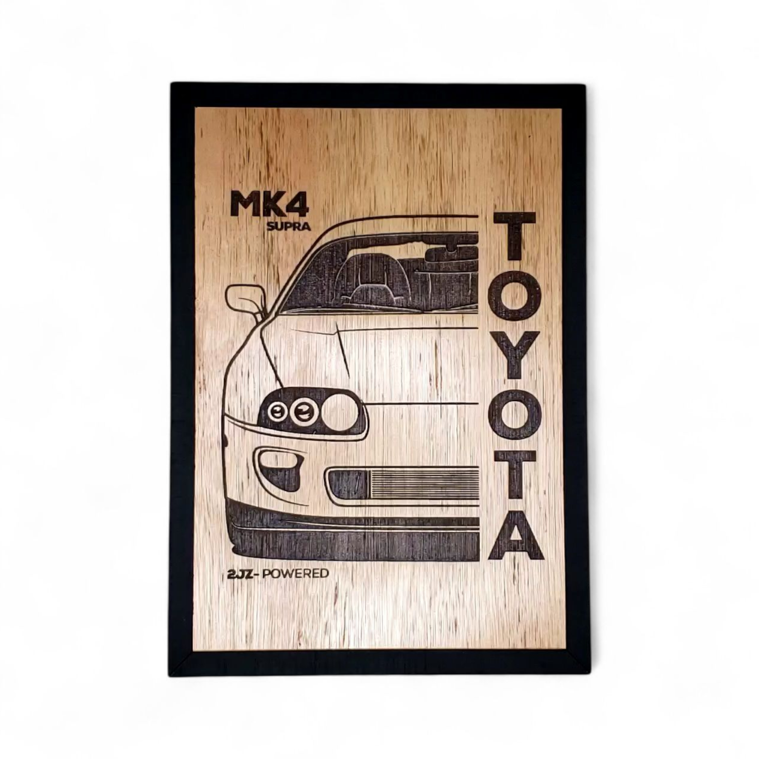 Cuadro Grabado Toyota Supra MK4 (frente) 1