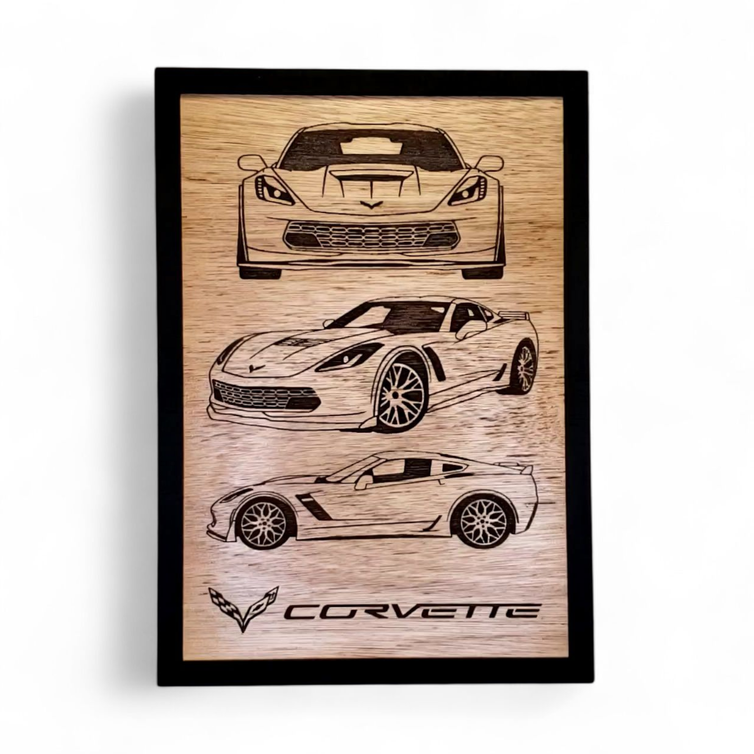 Cuadro Grabado Chevrolet Corvette 1