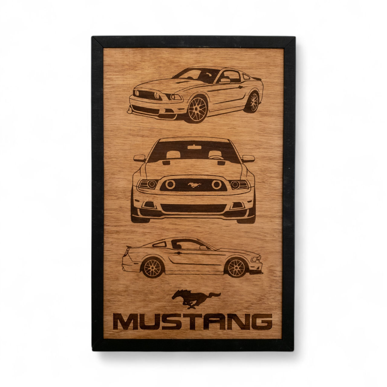 Cuadro Grabado Ford Mustang 1