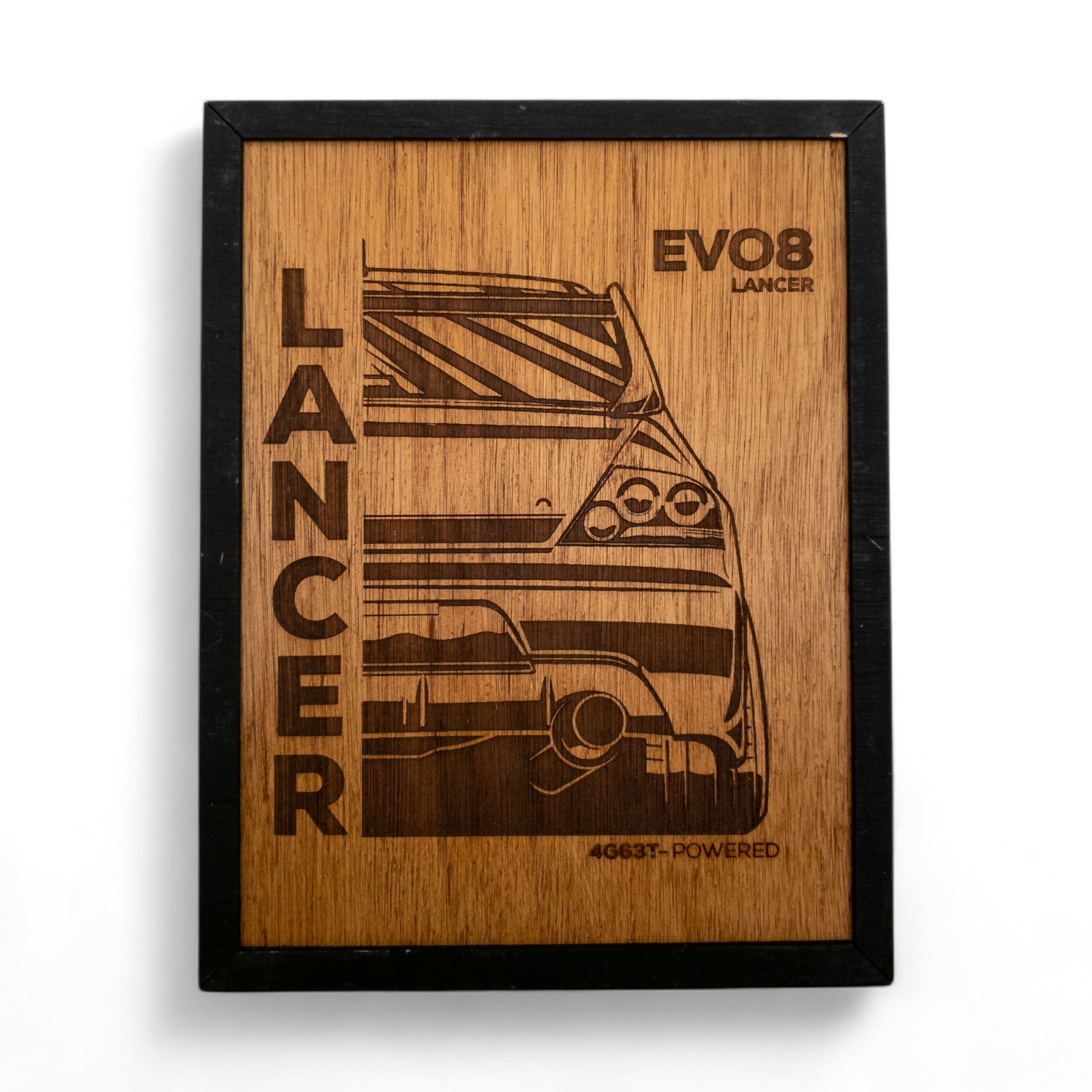 Cuadro Grabado Mitsubishi Lancer Evo 8 1