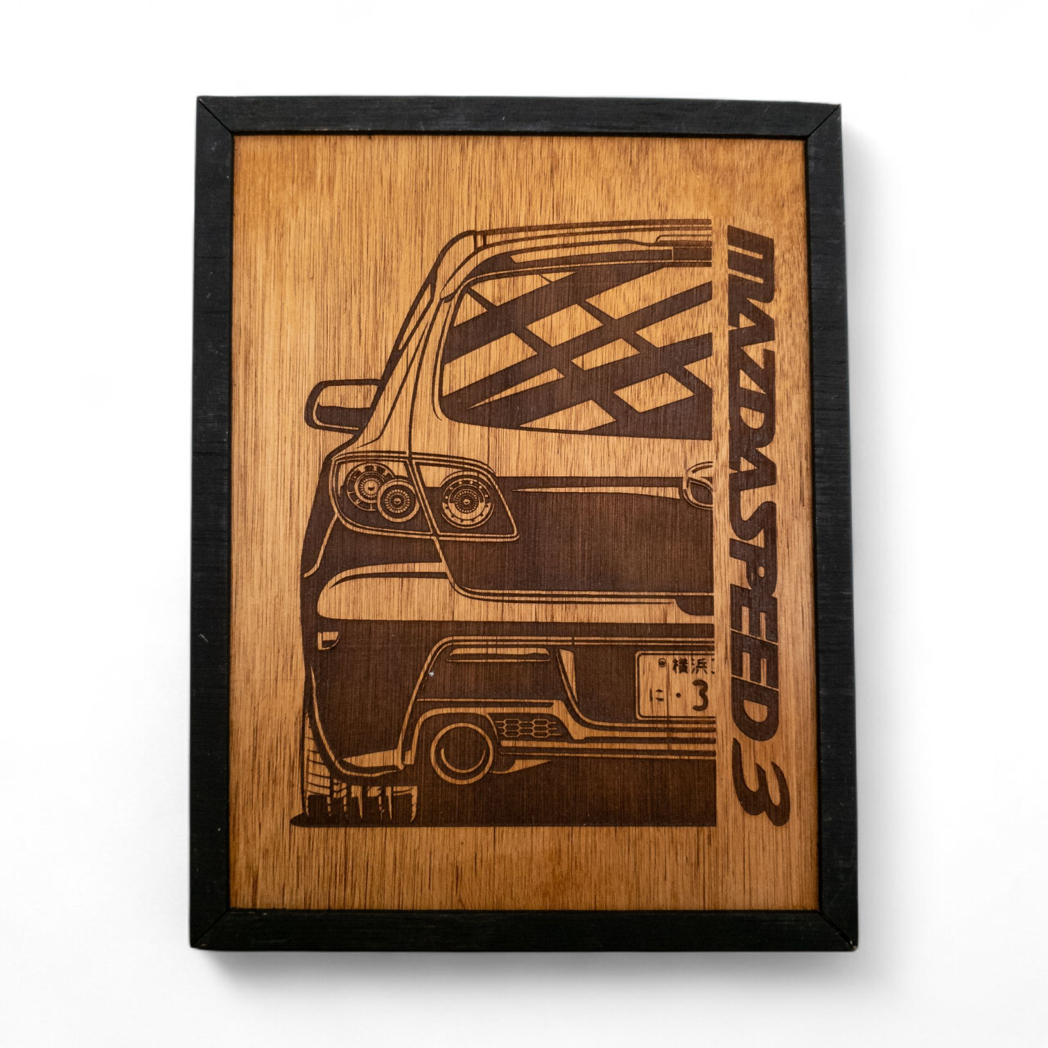 Cuadro Grabado Mazdaspeed 3 1