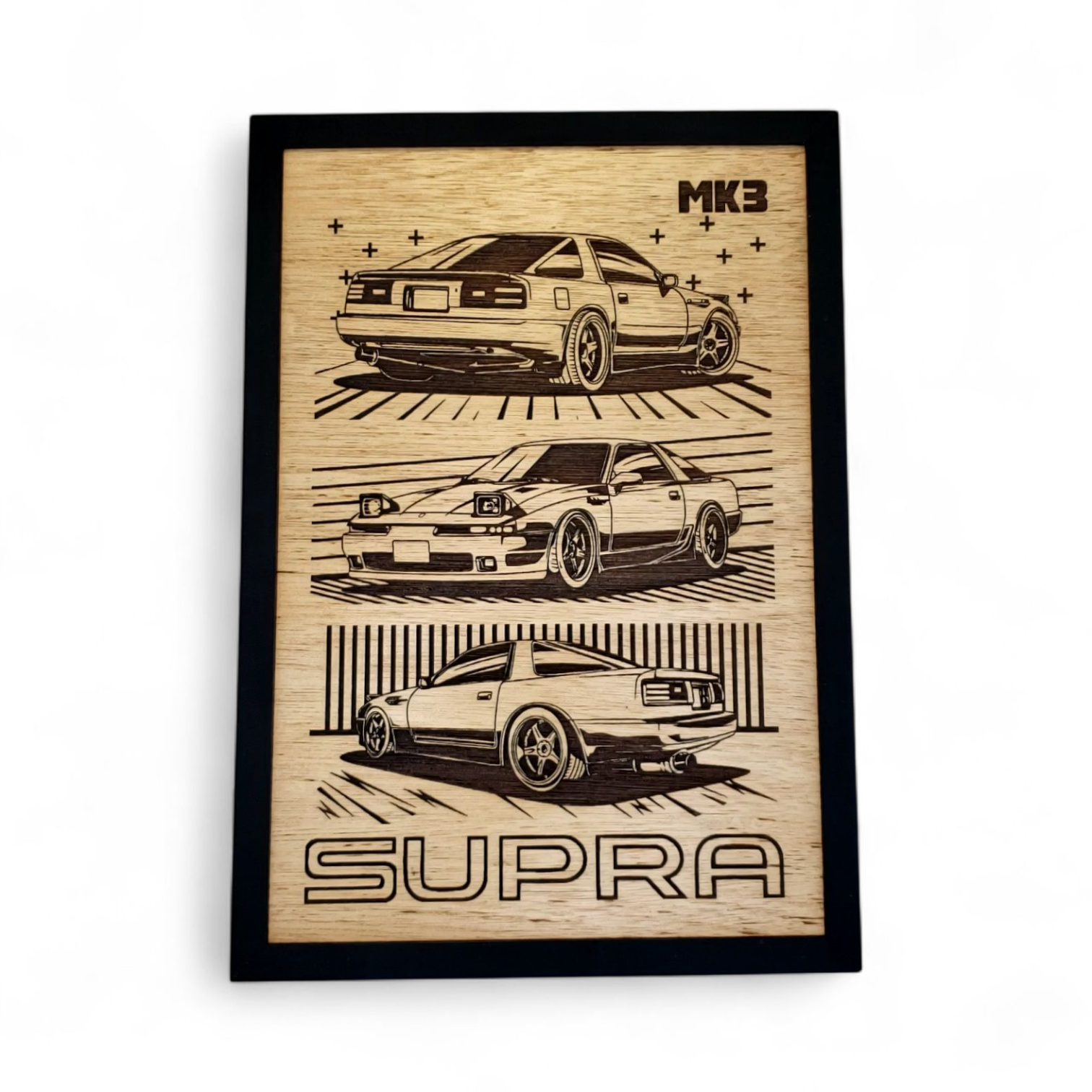 Cuadro Grabado Toyota Supra MK3 1