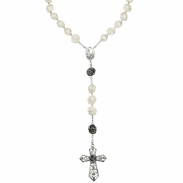 Terço de parede com rosas 1