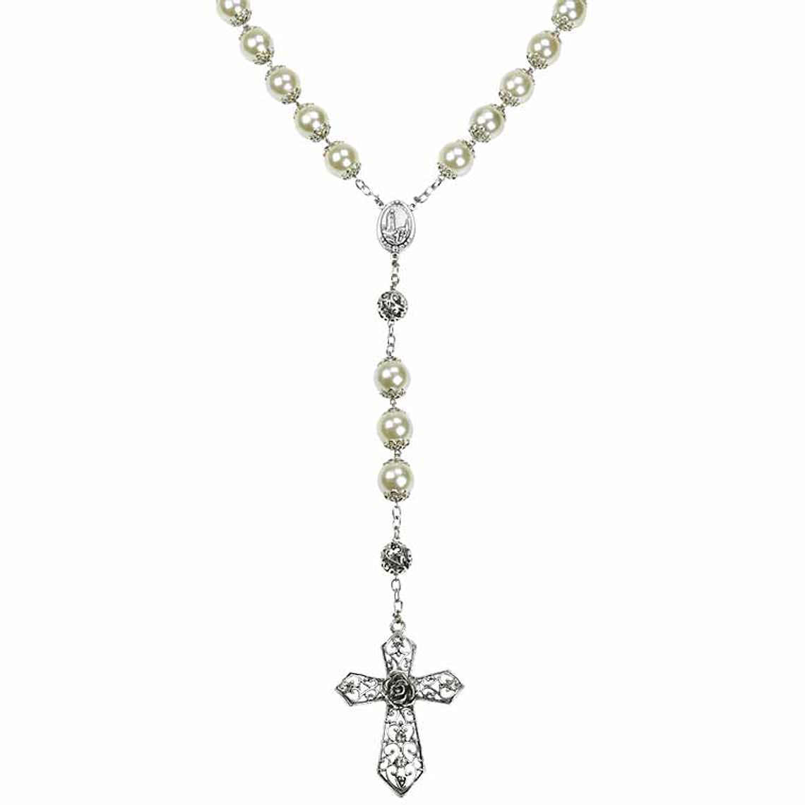 Pearl wall rosary 1
