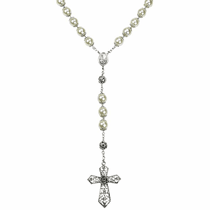 Pearl wall rosary
