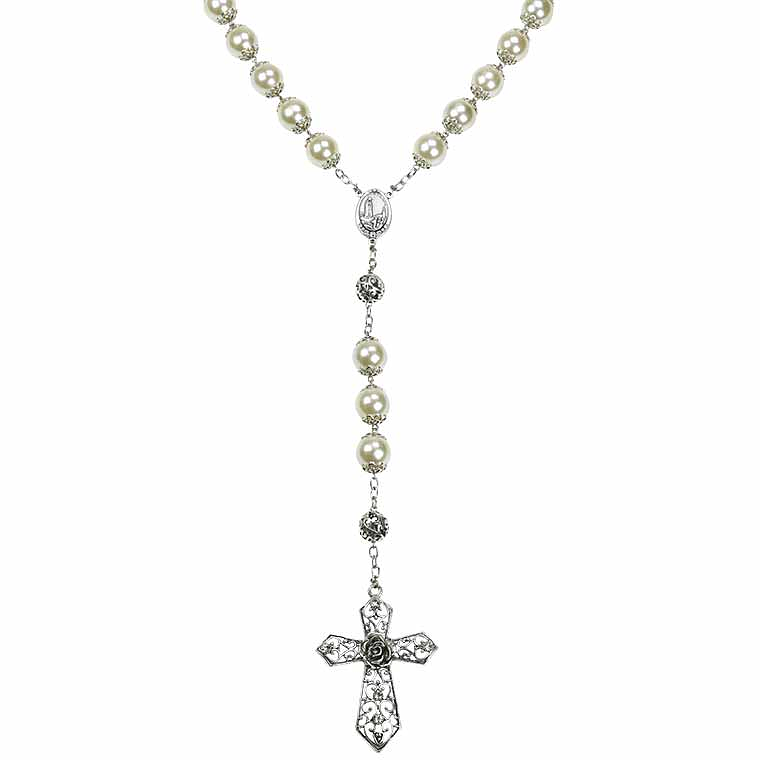 Pearl wall rosary 1