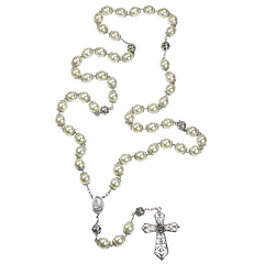 Pearl wall rosary