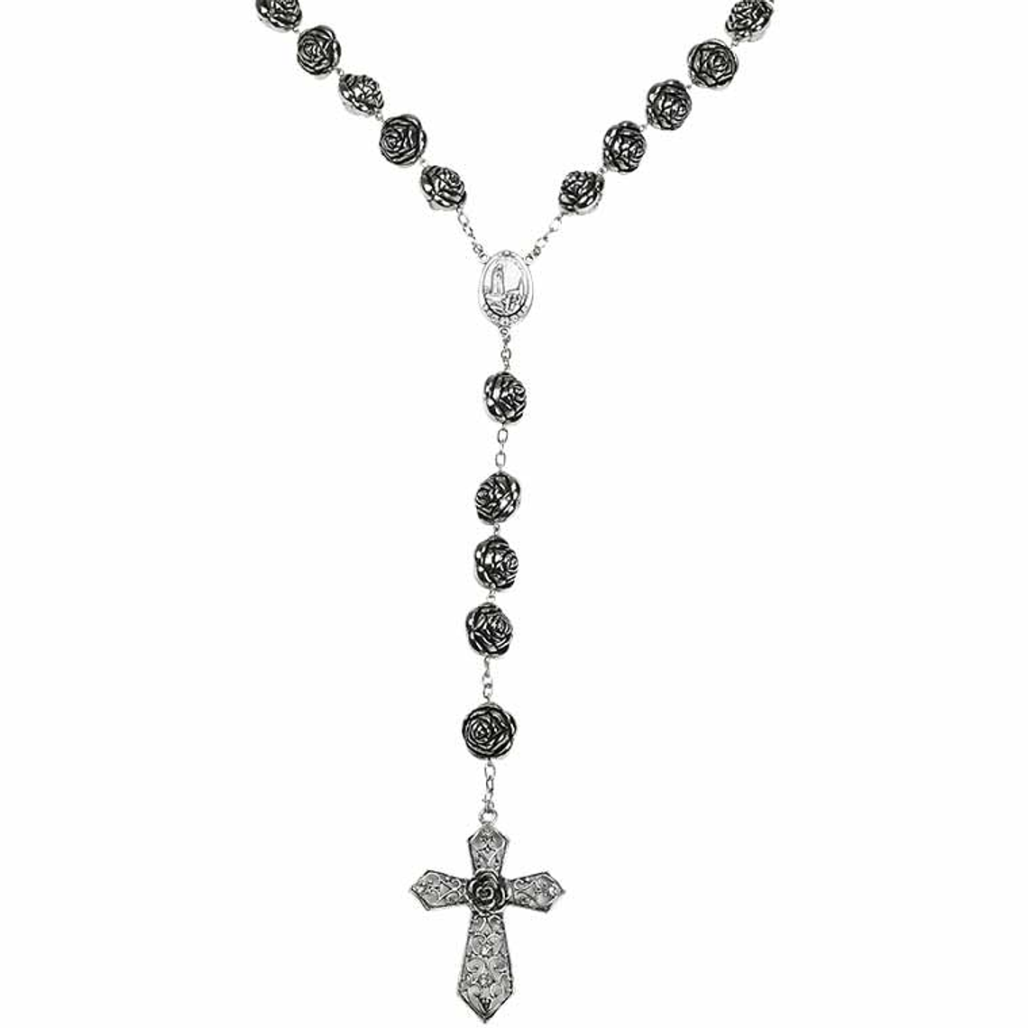 Rosary in the shape of roses 1