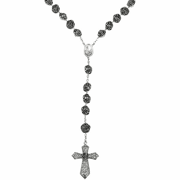 Rosario en forma de rosas 1