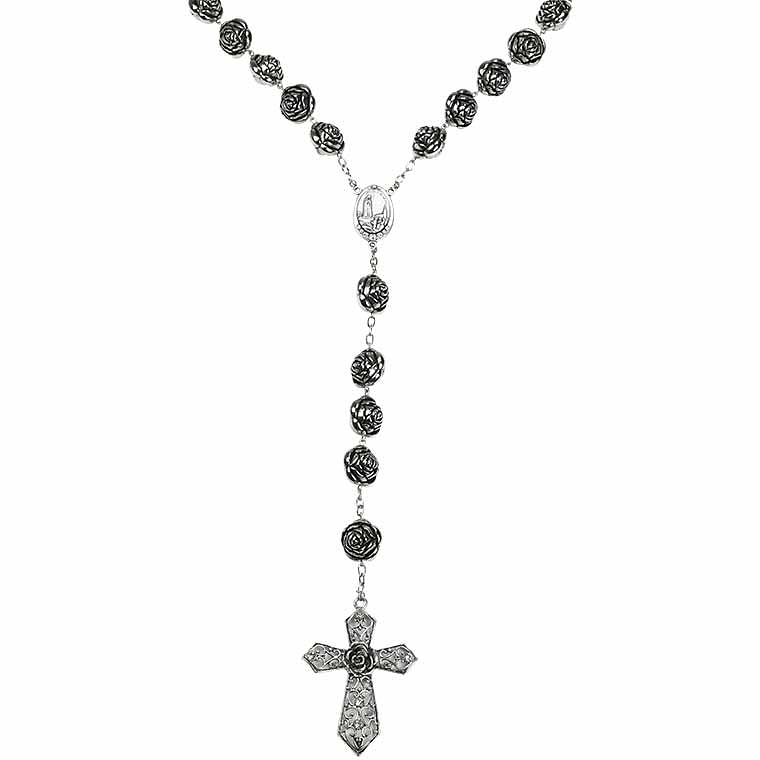 Rosary in the shape of roses 1