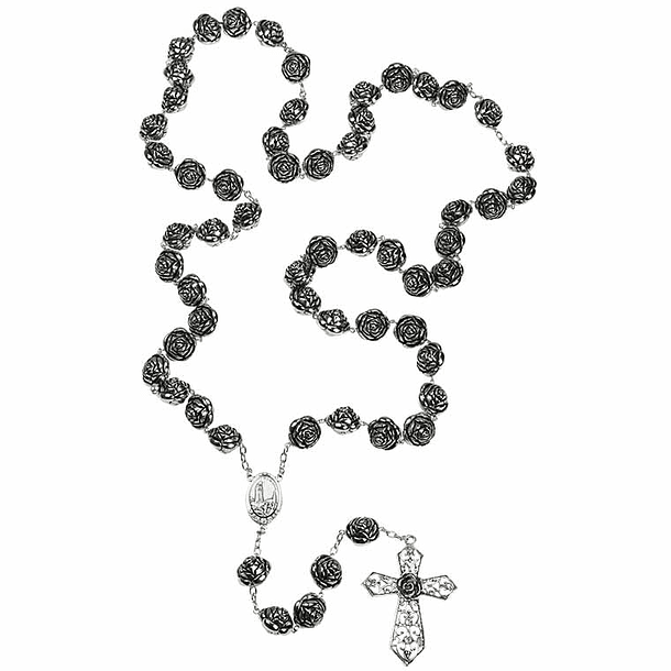 Rosary in the shape of roses 2