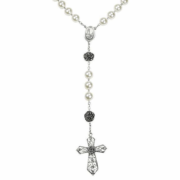 Pearl wall rosary 1